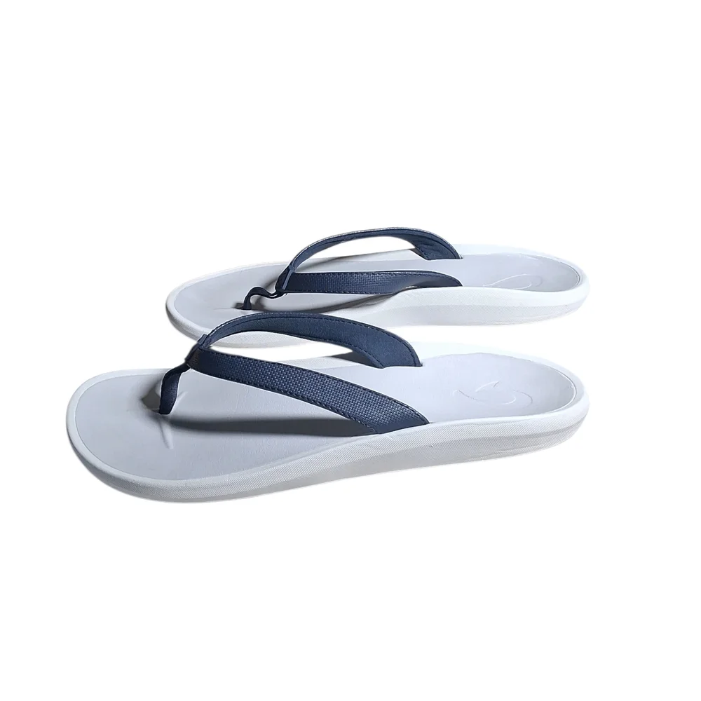 OLUKAI Pi'oe Beach Sandals Ultra Soft  & Comfortable Flip Flop Grip Sole Size 10 - Picture 5 of 6